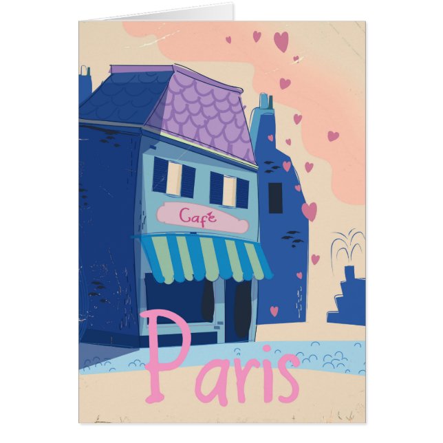 Personalizado vintage de Paris Street (Frente)