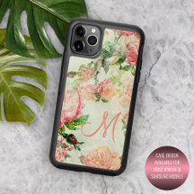 Personalizado vintage floral personalizado rosa po