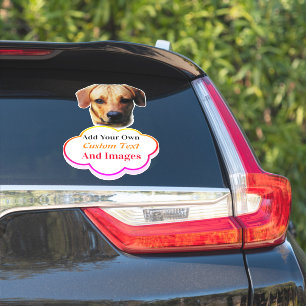 Personalizado Vinyl Decal Perro Pegatinas Para Coc