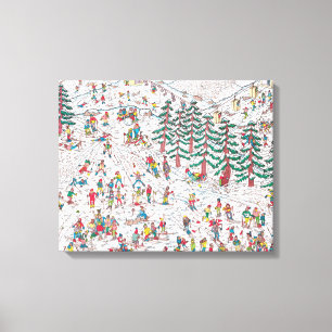 Personalizado Waldo Premium Lienzo envuelto (brill