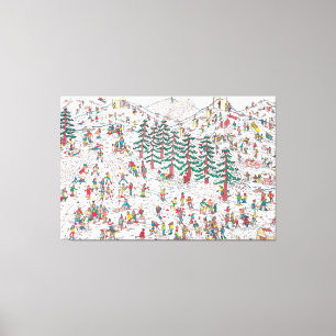 Personalizado Waldo Premium Lienzo envuelto (brill