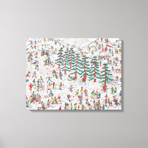 Personalizado Waldo Premium Lienzo envuelto (brill