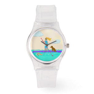 Personalizado Watch Face SUP Reloj deportivo ilust