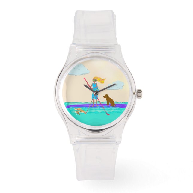 Personalizado Watch Face SUP Reloj deportivo ilust (Anverso)