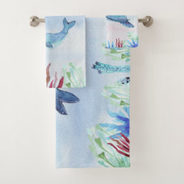 Personalizado Watercolor Ocean Animal