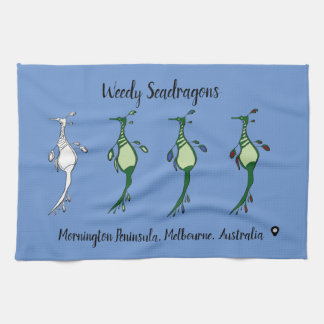 Personalizado Weedy Seadragon Kitchel Toalla