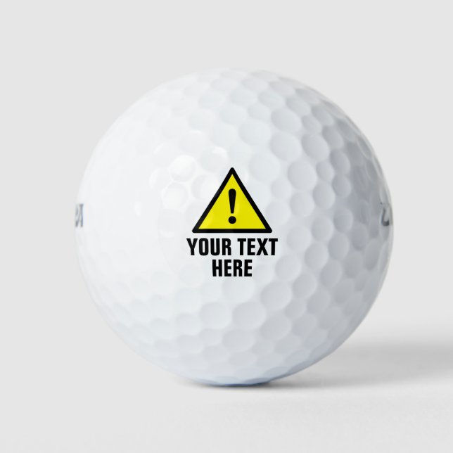 Personalizado Wilson 500 pelotas de golf con signo (Anverso)