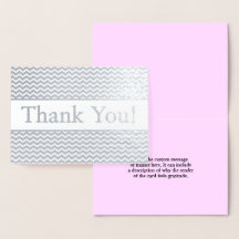 Personalizado y básico "¡Gracias!" Tarjeta