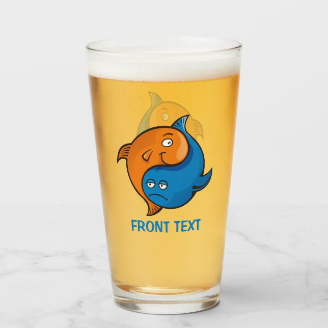 Personalizado Yin Yang Fish (Anverso (lleno))