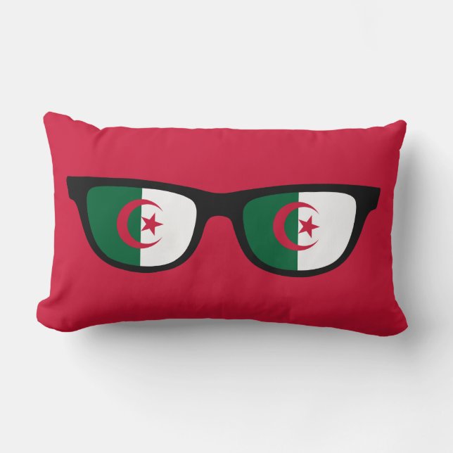 Personalizados argelinos lanzan almohadas (Anverso)