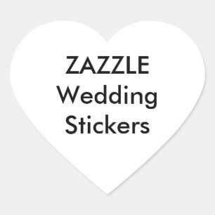 Personalizados bodas Pegatinas HEART MATTE (20 pk.