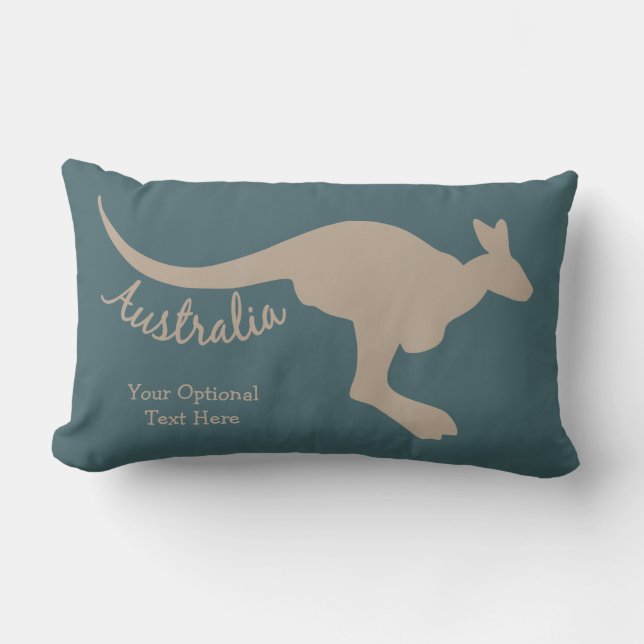 Personalizados canguro de Australia almohadas de t (Anverso)