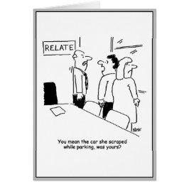 Personalizados de guía matrimonial. Cayó el auto.