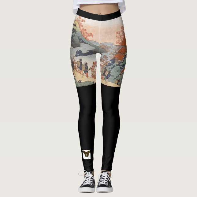 Personalizados Leggings IMPRESIÓN DE WOODBLOCK JAP (Anverso)