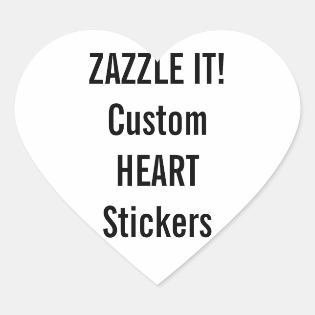 Personalizados Navidades HEART Pegatinas plantilla (Anverso)