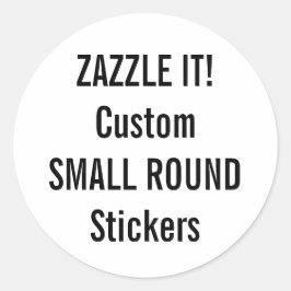 Personalizados Navidades ROUND Pegatinas plantilla