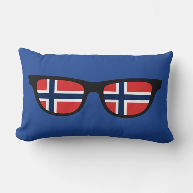 Personalizados noruegos lanzan almohadas (Anverso)
