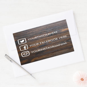 Personalizados Pegatinas de medios sociales