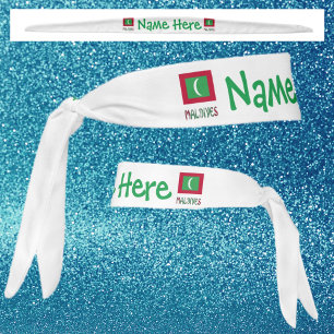 Personalizan la bandera maldiva de Maldivas