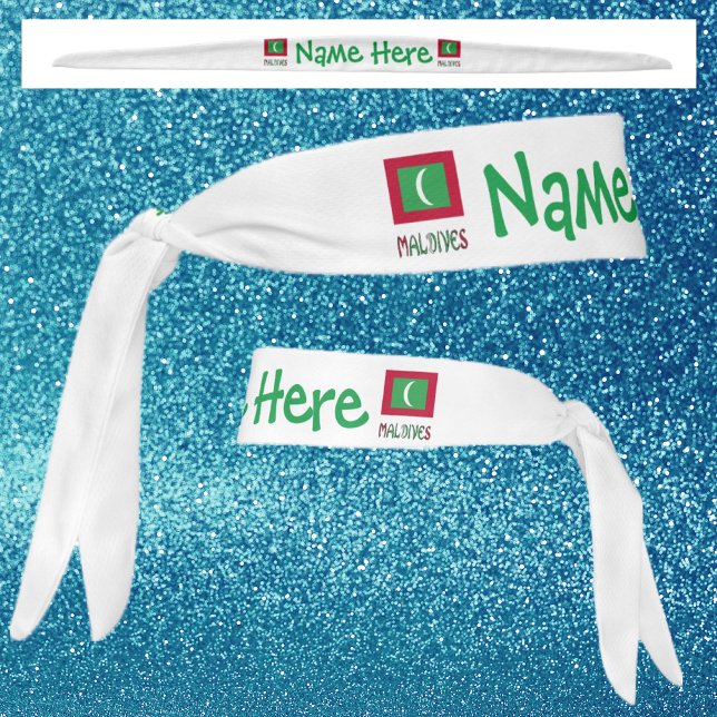 Personalizan la bandera maldiva de Maldivas (Subido por el creador)