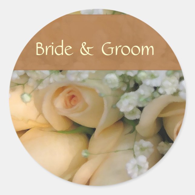 Personalizar a los pegatinas de novias (Anverso)