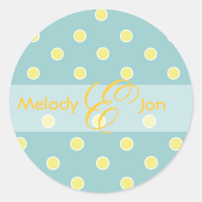 Personalizar a sus pegatinas de monograma (Anverso)