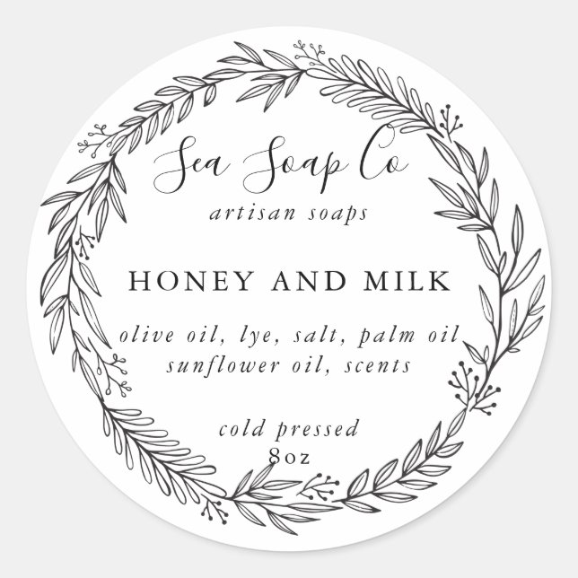 Personalizar a sus propios Pegatinas de jabón (Anverso)