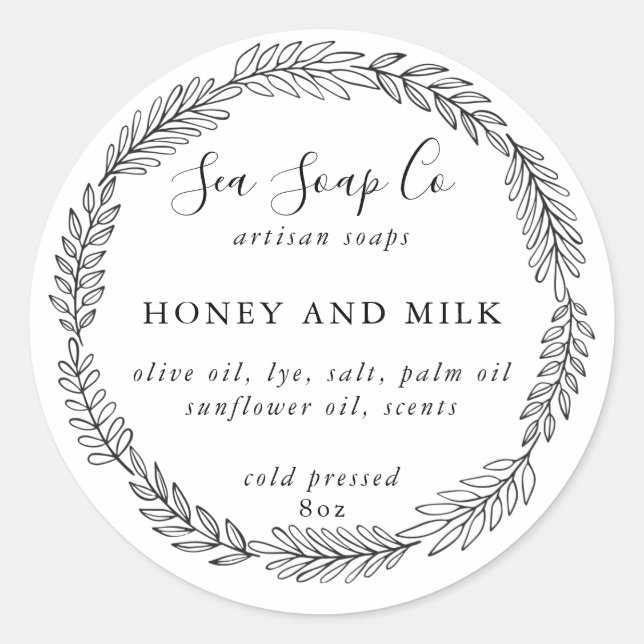 Personalizar a sus propios Pegatinas de jabón (Anverso)