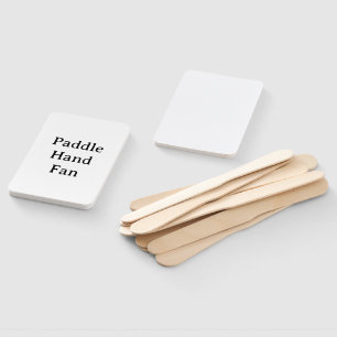 personalizar abanico de mano de paleta rectangular