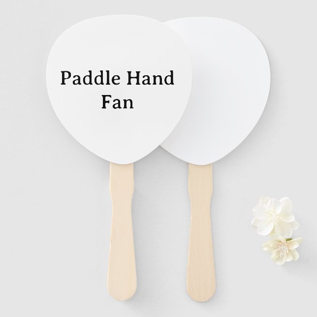 personalizar abanico de mano Paddle Paddle (Anverso y reverso)