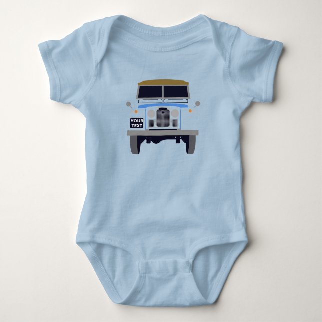 Personalizar Baby Blue Soft Top Land Rover (Anverso)