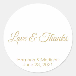 personalizar Boda de texto regalo pegatinas de eti