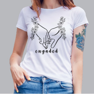 Personalizar camiseta de novia en inglés