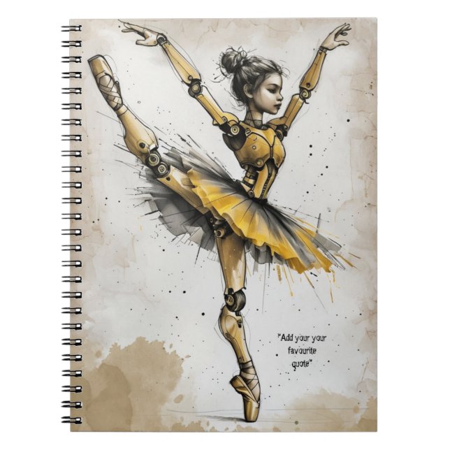 PERSONALIZAR: Chica bailarín | Cuaderno (Frente)
