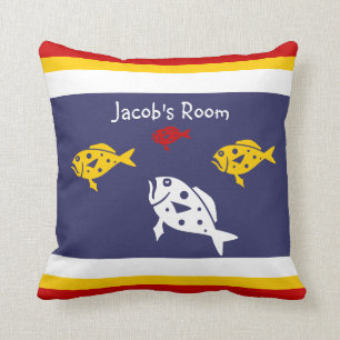 Personalizar con nombre de almohada de peces