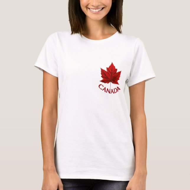 Personalizar de Camisetas de Canadá para mujeres s (Anverso)
