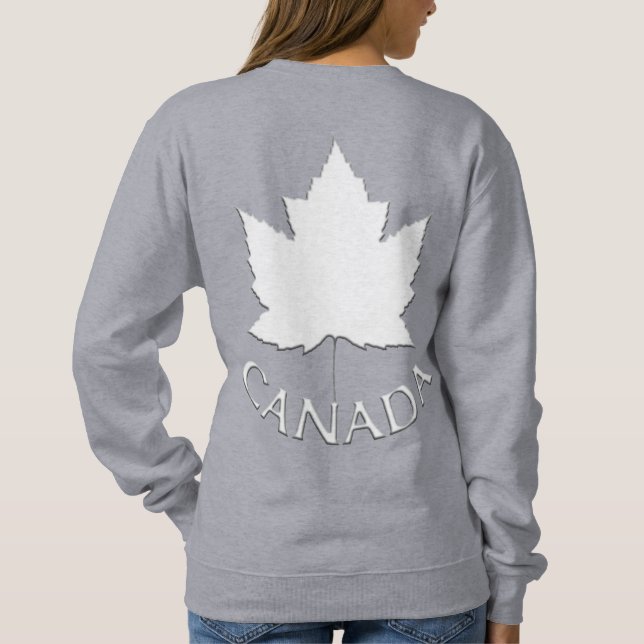 Personalizar de Camisetas de Canadá para mujeres s (Reverso)