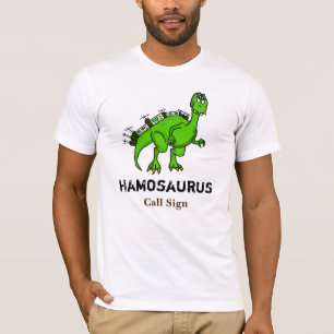 ¡Personalizar de camisetas de Ham Radio Dinosaur!