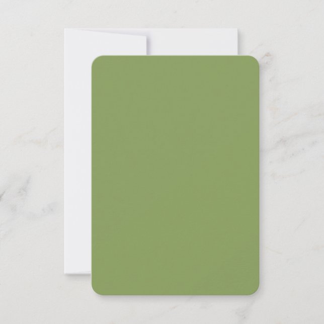 Personalizar de color de fondo verde Moss de moda (Anverso)