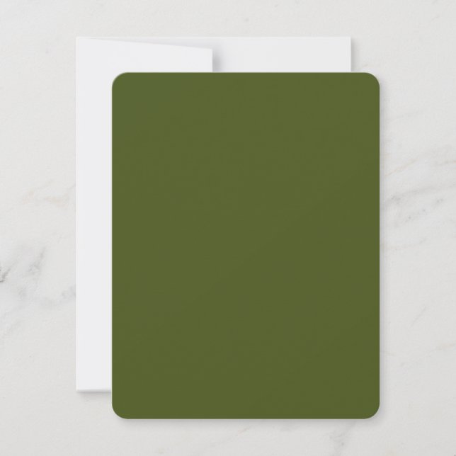 Personalizar de diseño de color verde oliva (Anverso)