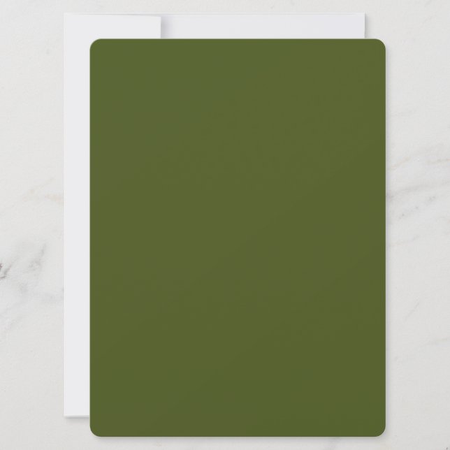 Personalizar de diseño de color verde oliva (Anverso)