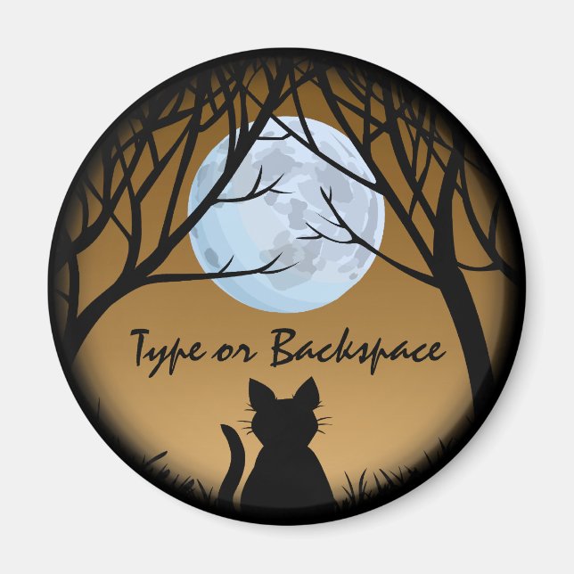 Personalizar de imán de imanes de felpa para gato  (Frente)