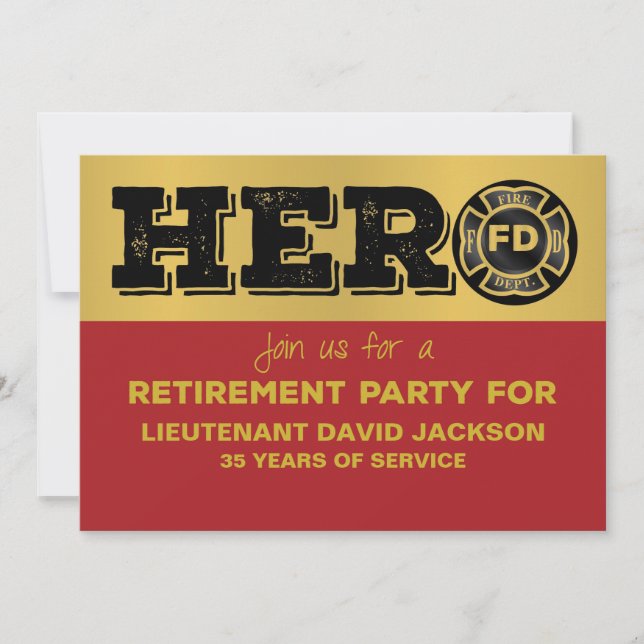 Personalizar de invitaciones al partido de retiro  (Anverso)
