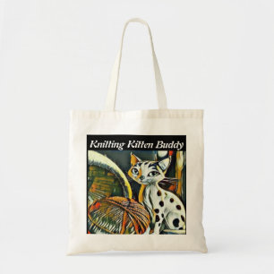 Personalizar de Kitten Buddy Tu Bolsa De Tote De