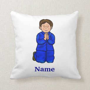 ¡Personalizar de la almohada del rezo del niño d