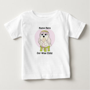 Personalizar de la camiseta del bebé "Nuestro sab
