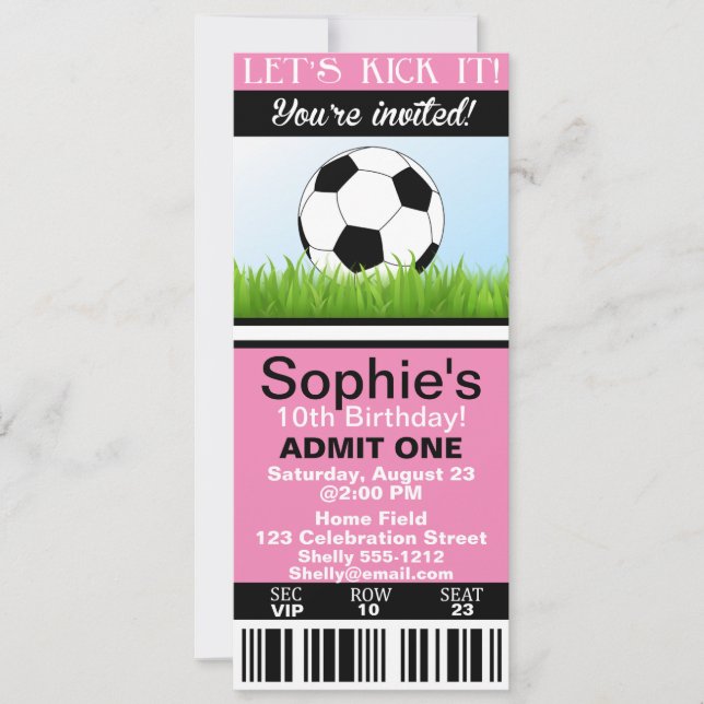 Personalizar de la invitación del cumpleaños del (Anverso)
