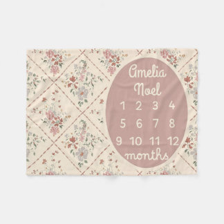 Personalizar de la manta de hito de bebé personali