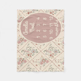 Personalizar de la manta de hito de bebé personali