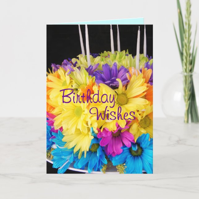 Personalizar de la tarjeta de cumpleaños Daisy Cak (Anverso)